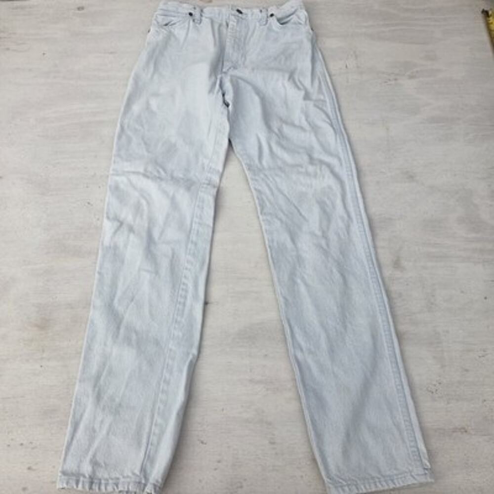 Vintage Wrangler Jeans Women’s 13x34 Light Blue 100% Cotton USA Made 90s 14MWZGE